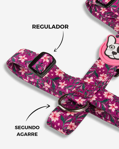 Pretal Doble Agarre Cerezo + Guía PDF "La Magia del Paseo Diario" de REGALO